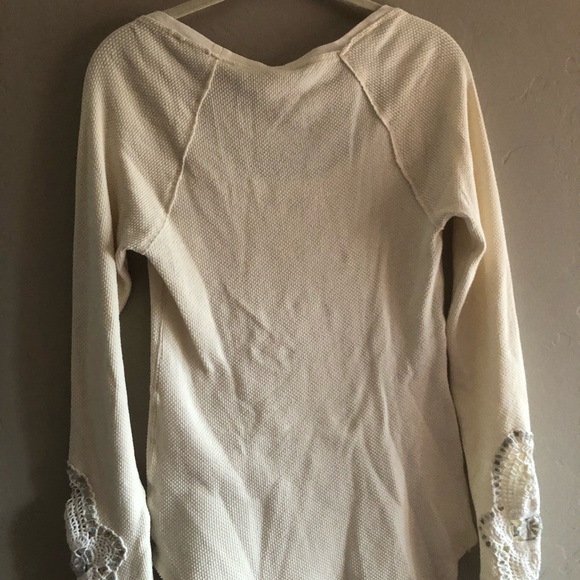 Free People Cuffed Thermal Lg Cream - Picture 3 of 5